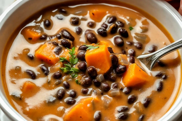 Black Bean and Sweet Potato Stew