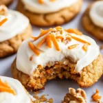 Carrot Cake Cookies with Cream