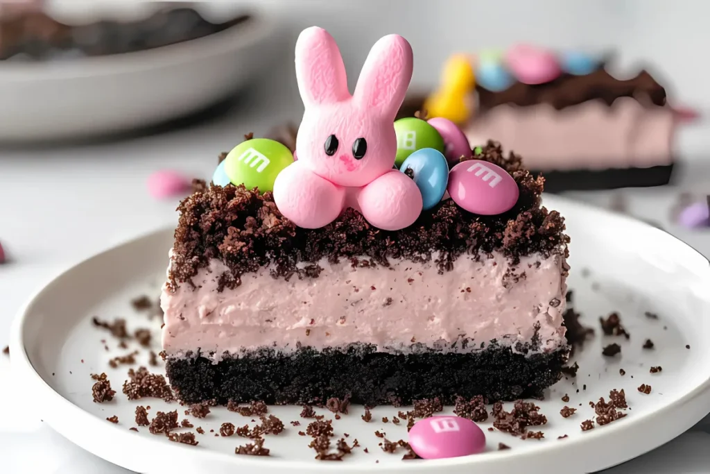 Chill and Decorate Easter Dirt Cake