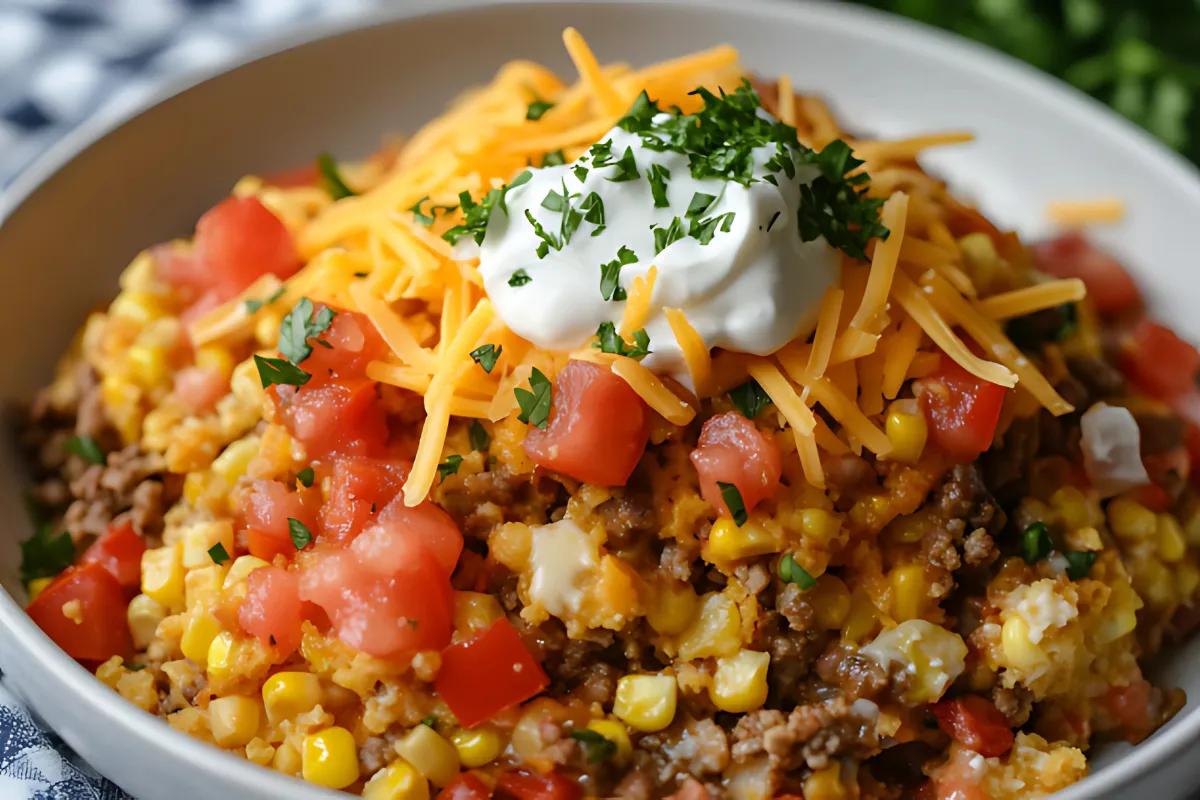 Cowboy Cornbread Casserole Recipe