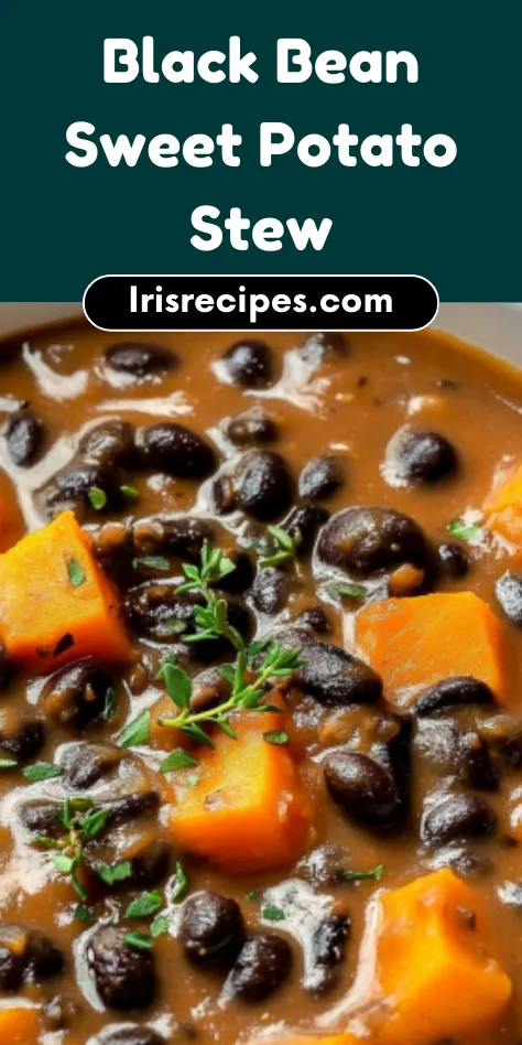 Cozy Black Bean & Sweet Potato Stew