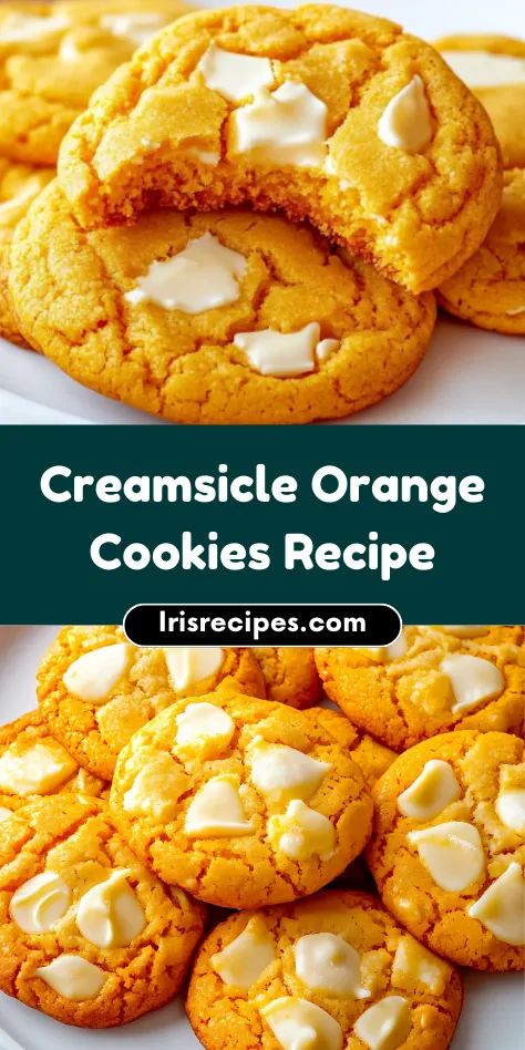 Creamsicle Orange Cookies Soft, Chewy Citrusy Delight