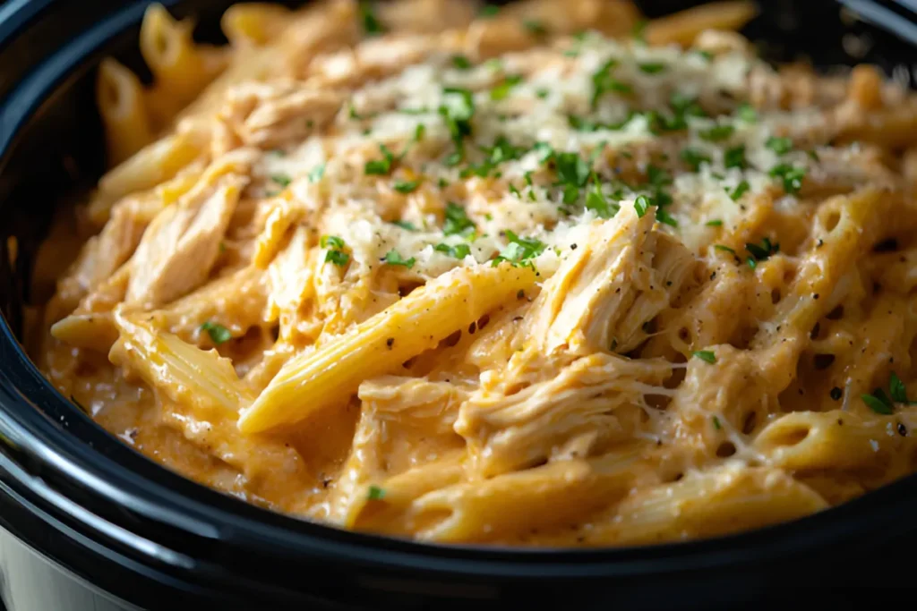 Crock Pot Cajun Chicken Pasta