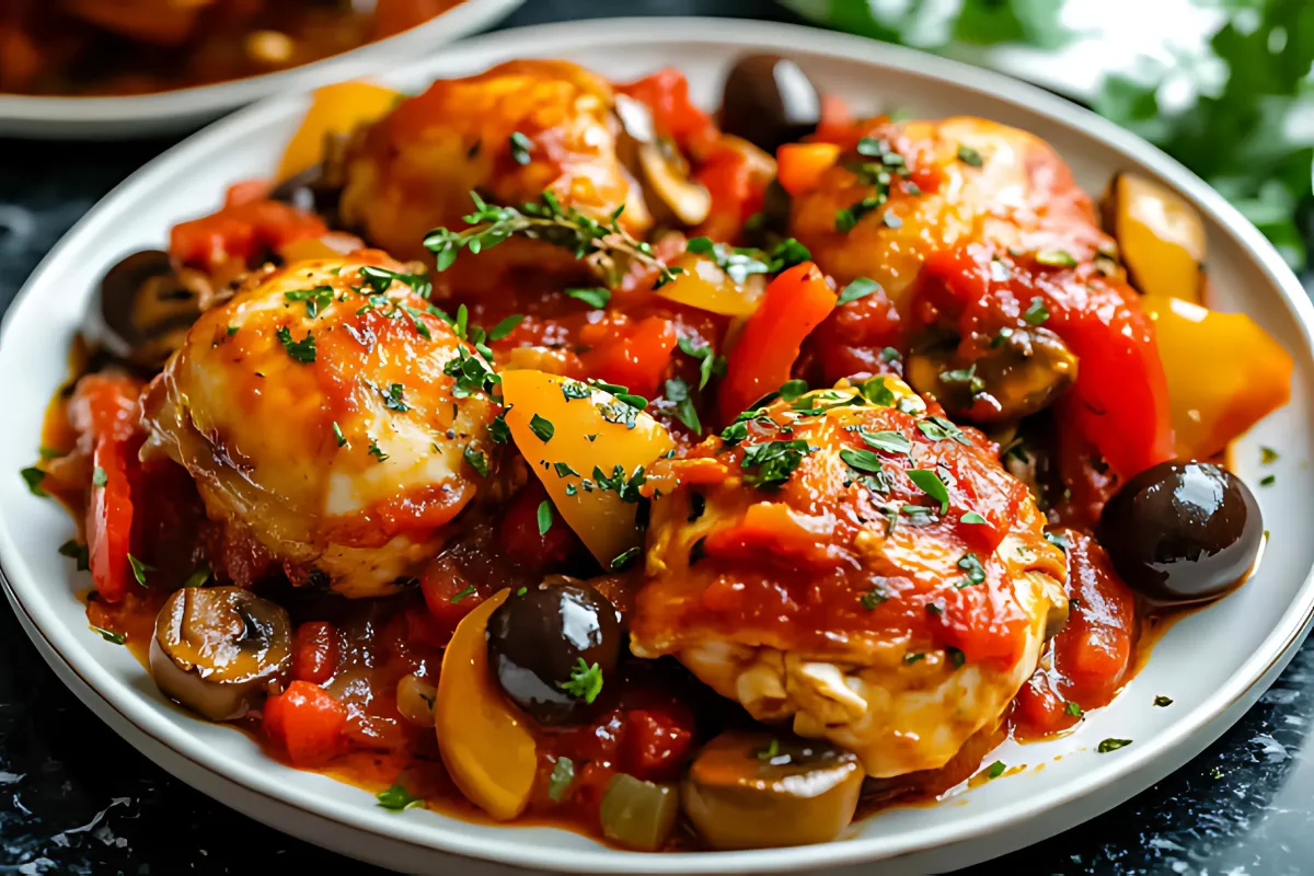 Crock Pot Chicken Cacciatore Recipe