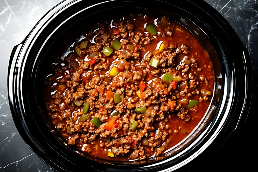 Crock Pot Ground Beef Taco Meat Recip