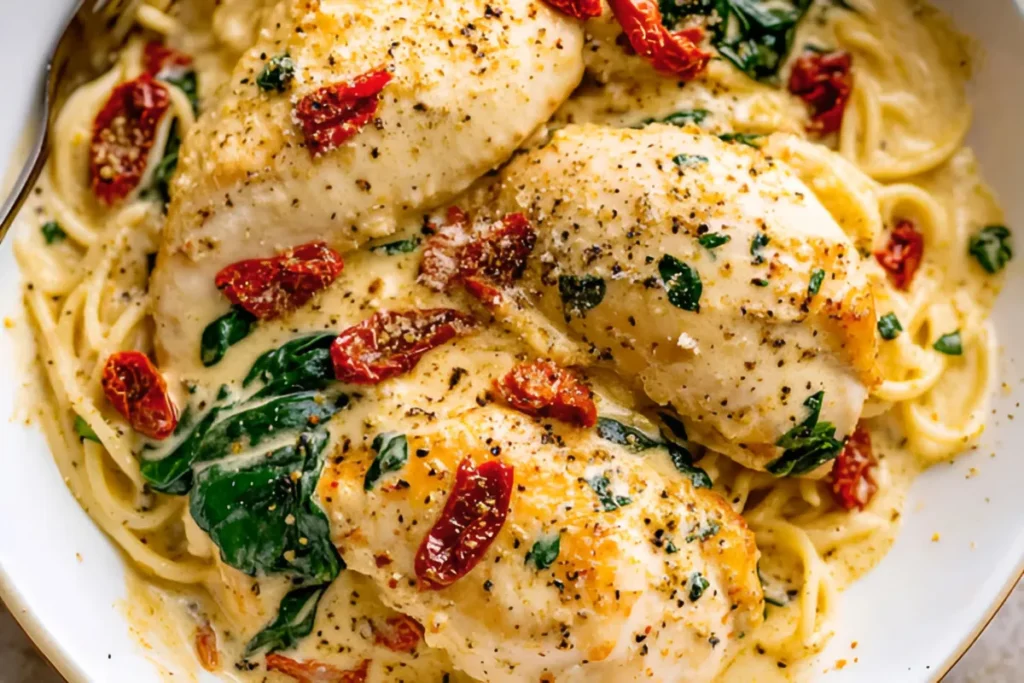 Crockpot Tuscan Chicken Recipe