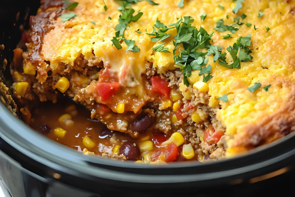 Easy Cowboy Cornbread Casserole Recipe