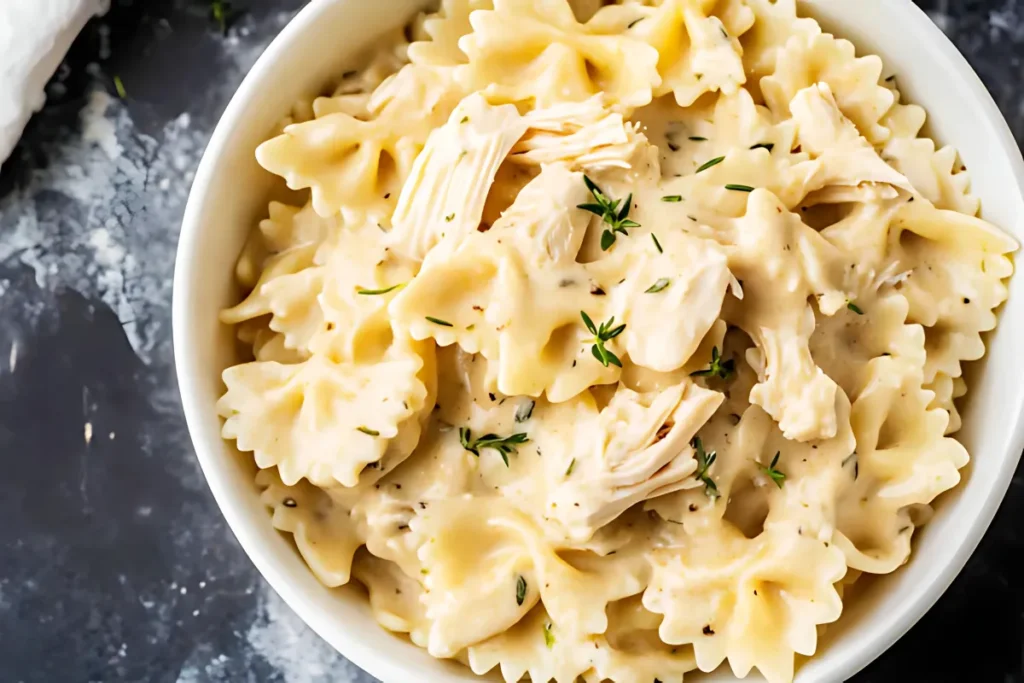 Easy Creamy CrockPot Dry Ranch Dressing Chicken