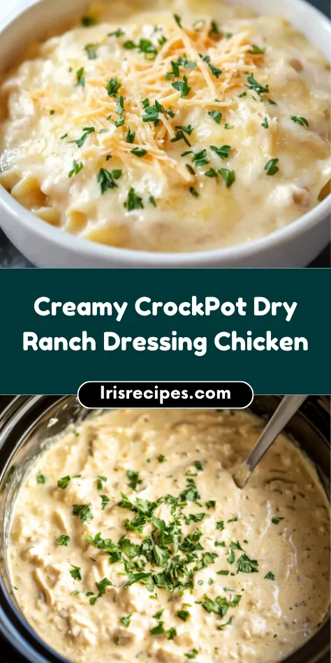 Easy Creamy CrockPot Ranch Chicken 5 Ingredients Only