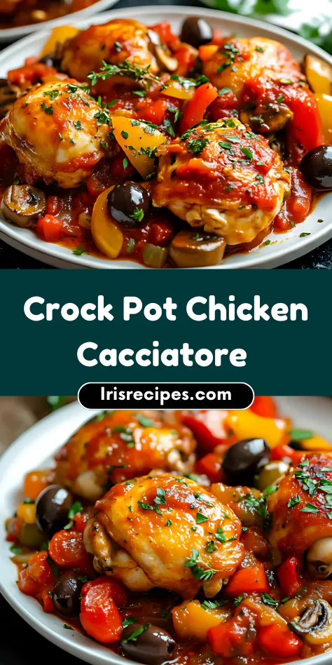 Easy Crock Pot Chicken Cacciatore Classic Italian Comfort Food