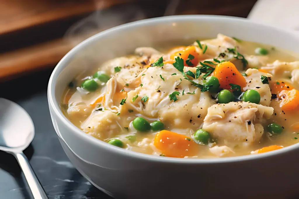 Easy Crockpot Chicken and Dumplings