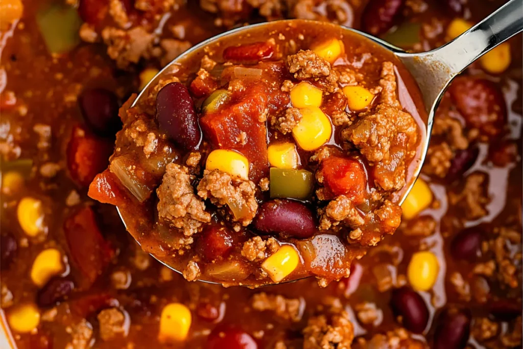 Easy Crockpot Chili Recipe Hearty