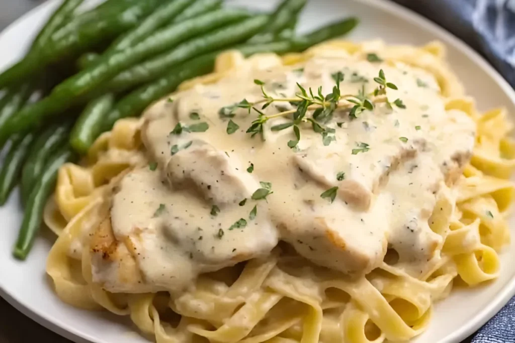 Easy Crockpot Creamy Garlic Chicken