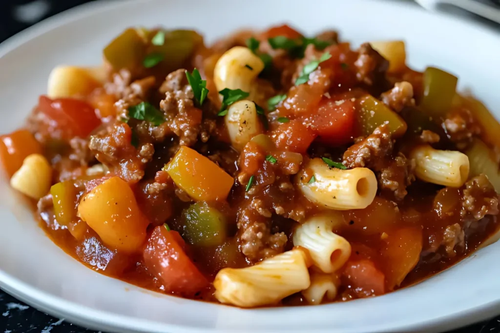 Easy Crockpot Goulash