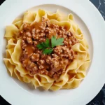 Easy Crockpot Ground Beef Stroganoff