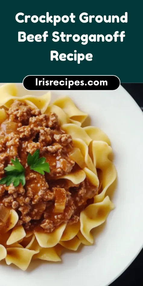 Easy Crockpot Ground Beef Stroganoff Recipe