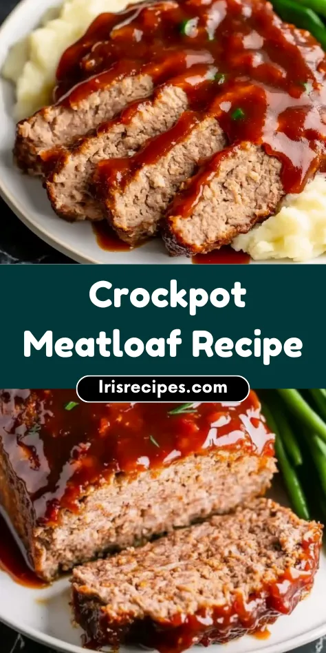 Easy Crockpot Meatloaf Juicy Full of Flavor