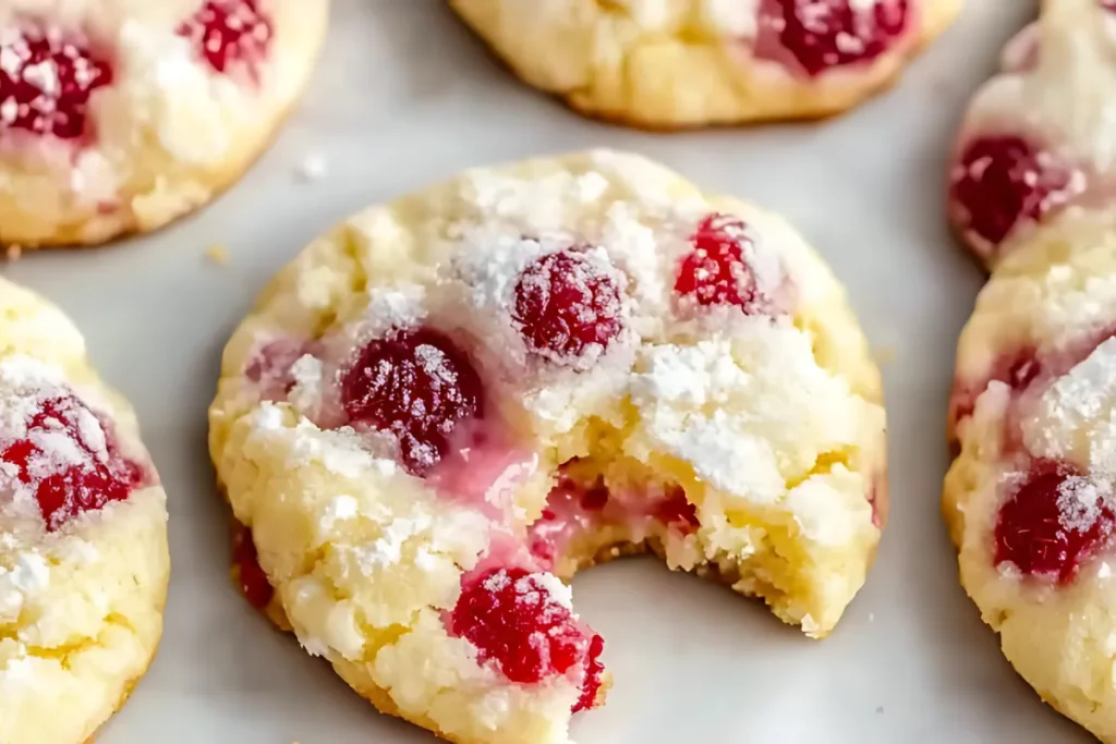 Easy Lemon Raspberry Cookies