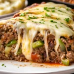 Easy Philly Cheesesteak Meatloaf Recipe