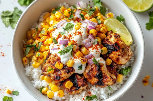 Easy Street Corn Chicken Rice Bowl Recipes