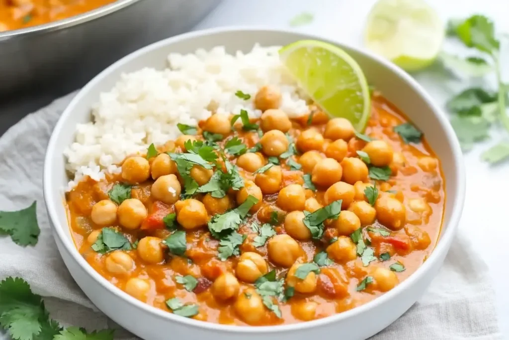 Easy and best Creamy Vegan Coconut Chickpea Curry