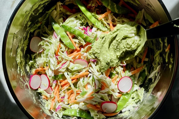 How to Make Green Goddess Slaw