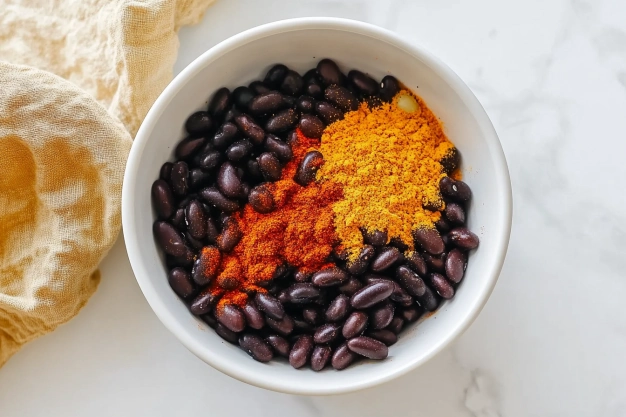 Ingredients For Cauliflower Rice Burrito Bowl