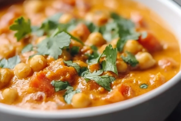 Ingredients For Creamy Vegan Coconut Chickpea Curry