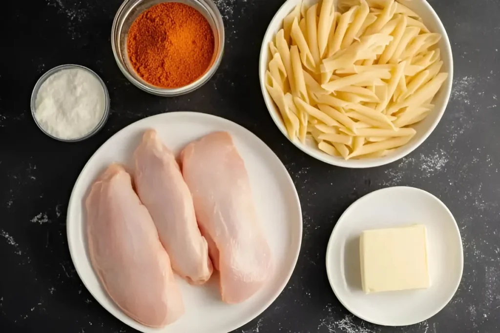 Ingredients For Crock Pot Cajun Chicken Pasta