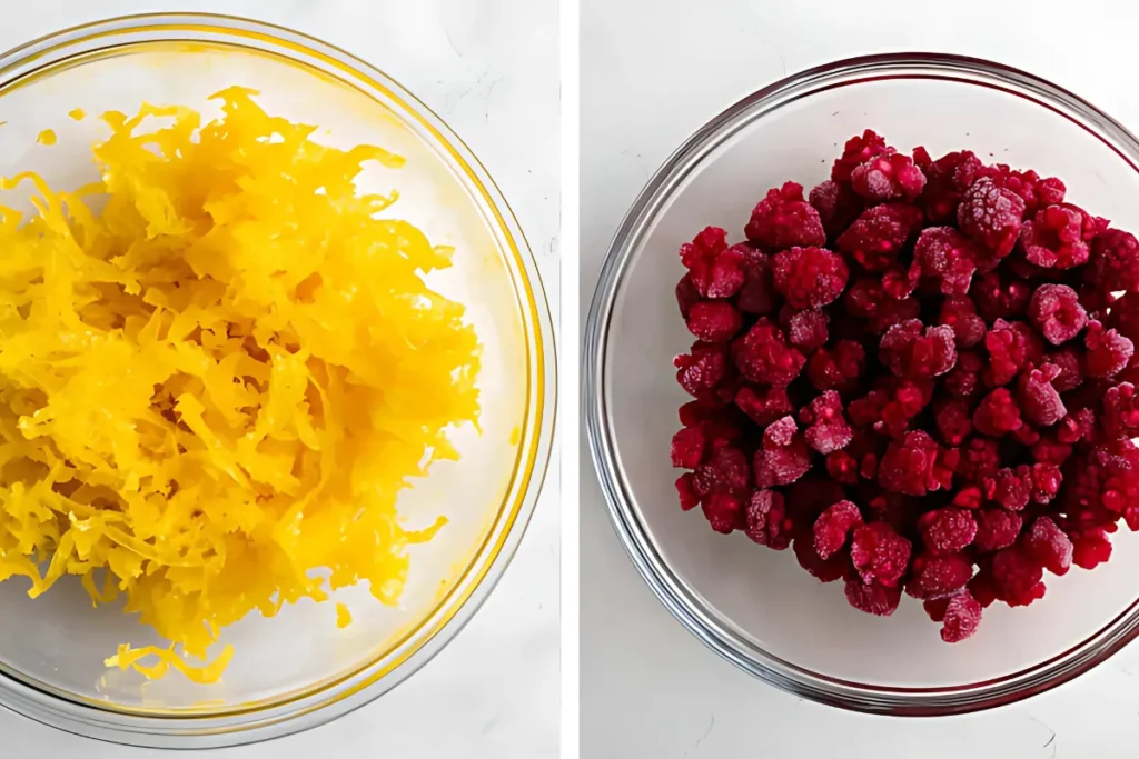 Ingredients You Need for Lemon Raspberry Cookies