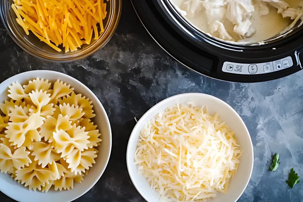 Ingredients You’ll Need For Creamy CrockPot Dry Ranch Dressing Chicken