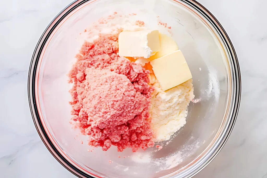 Ingredients for Irresistible Strawberry Sugar Cookies