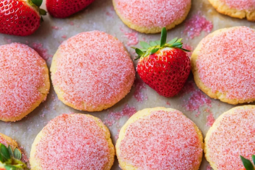 Irresistible Strawberry Sugar Cookies