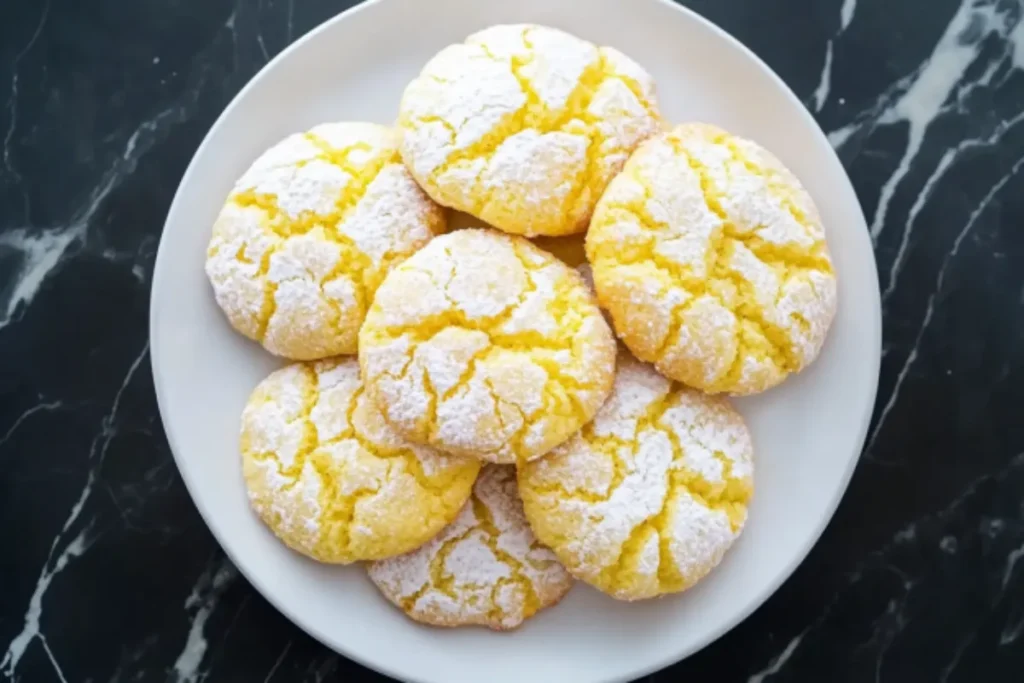 Lemon Crinkle Cookies