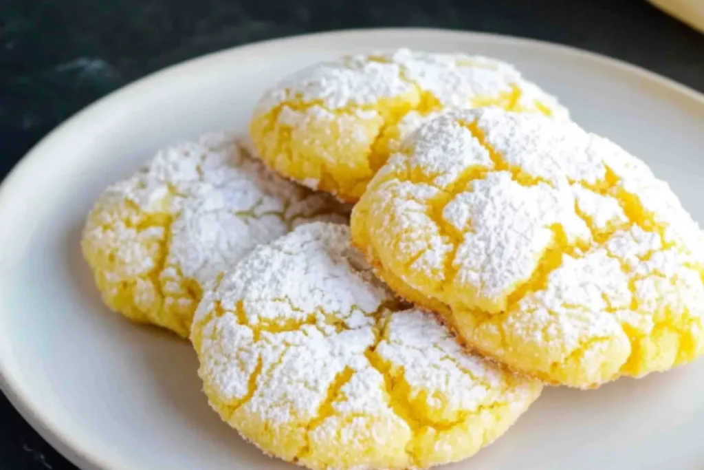 Lemon Crinkle Cookies Recipe