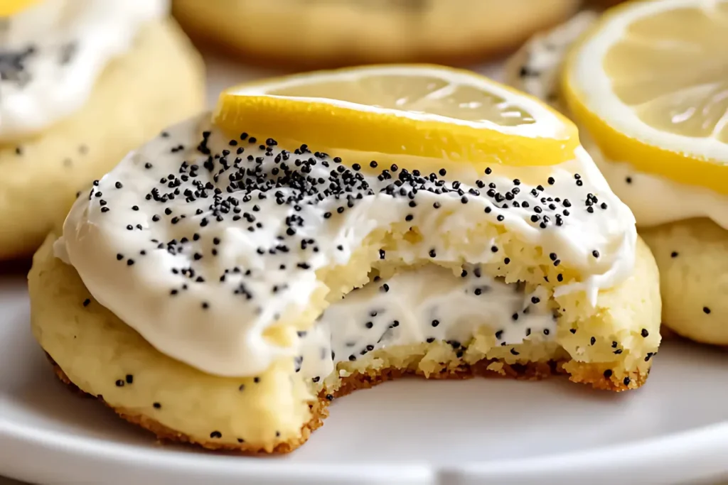 Lemon Poppy Seed Cheesecake Cookies