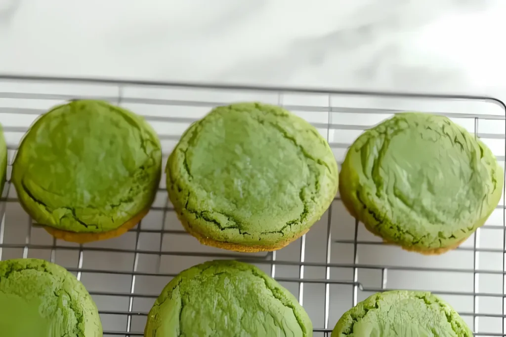 Making the Matcha Cookies