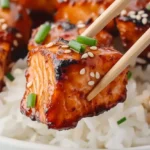 Mouthwatering Honey Garlic Salmon Bites