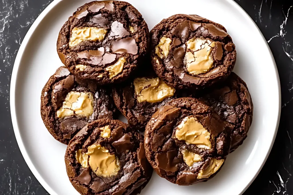 Peanut Butter Filled Brownie Cookies Recipes