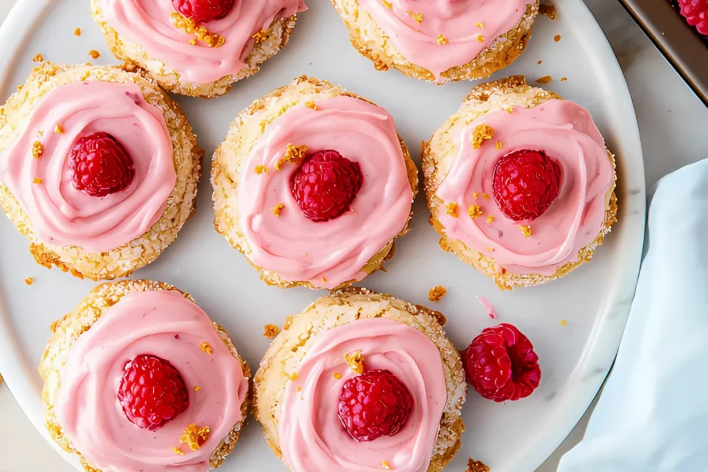 Raspberry Cheesecake Cookies