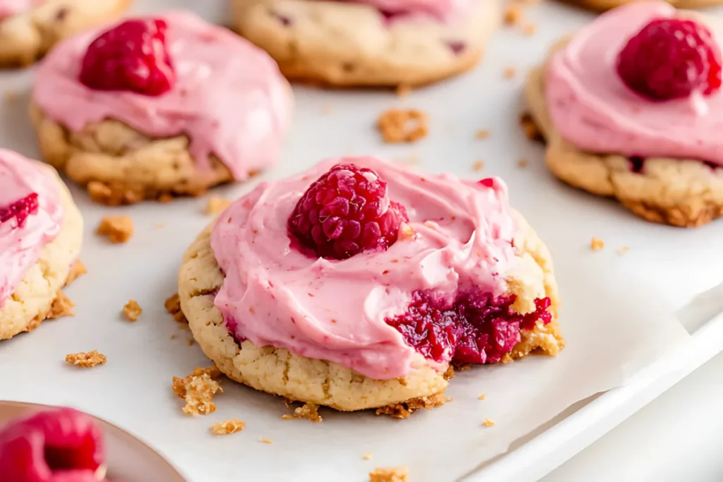 Raspberry Cheesecake Cookies Recipe