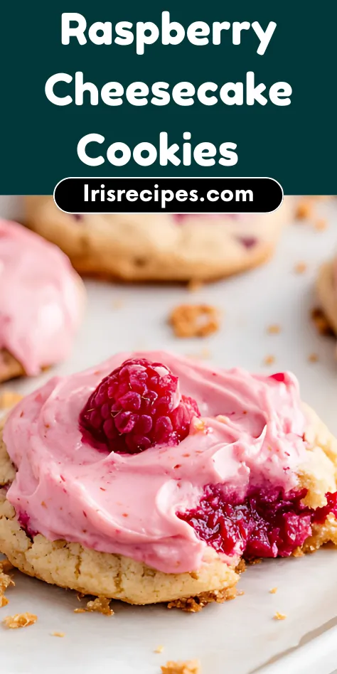 Raspberry Cheesecake Cookies Soft, Chewy Irresistible