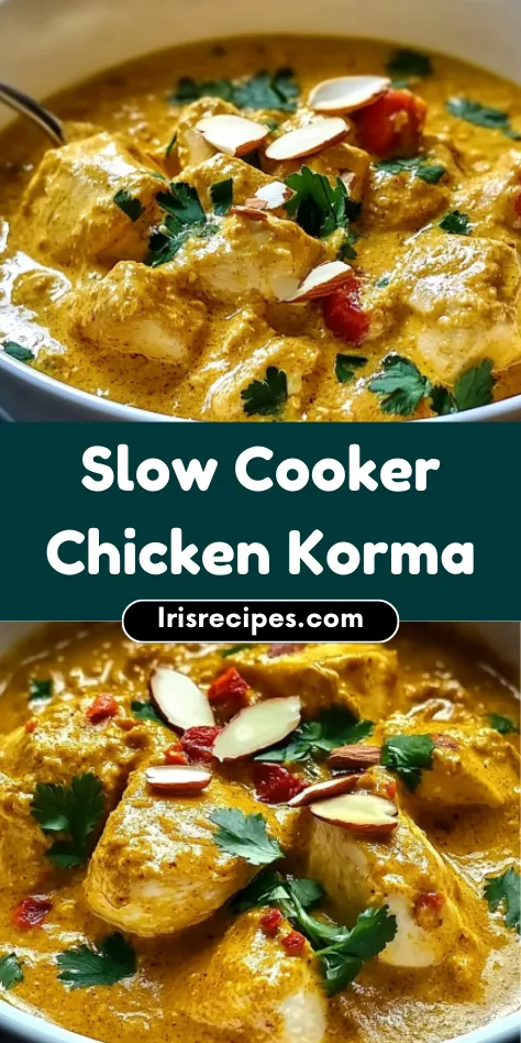 Slow Cooker Chicken Korma Easy & Flavorful Recipe