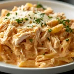 Slow Cooker Creamy Italian Chicken Pasta