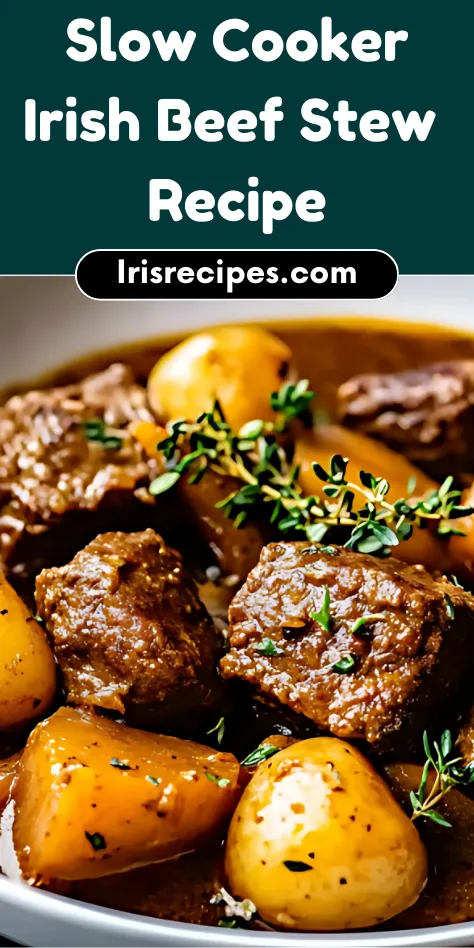 Slow Cooker Irish Beef Stew Easy & Hearty Comfort Food