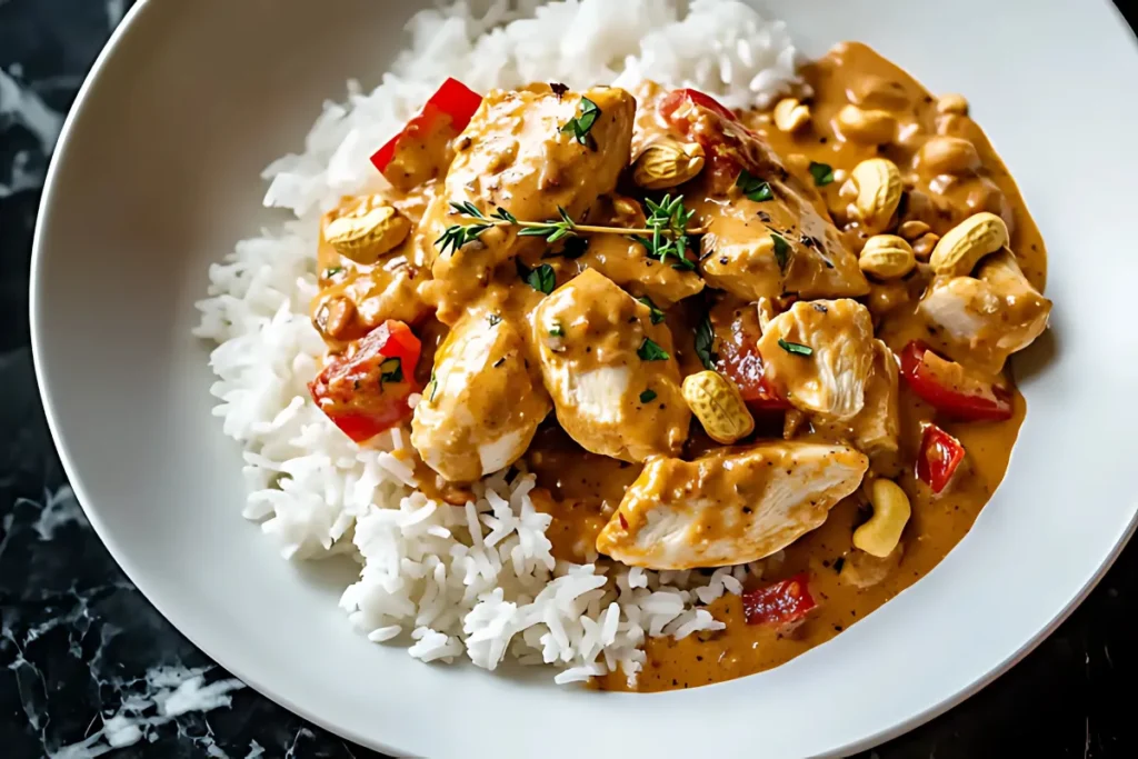 Slow Cooker Peanut Chicken recipe