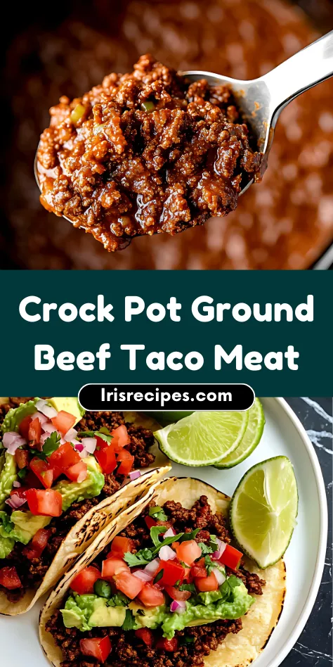 Slow Cooker Taco Meat Easy Crock Pot Ground Beef Recipe