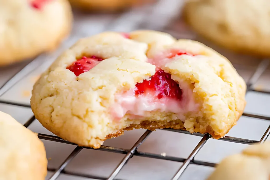 Strawberry Cheesecake Cookies