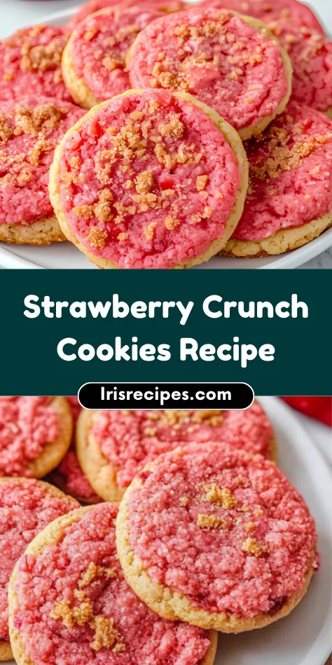 Strawberry Crunch Cookies Easy & Delicious