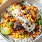 Street Corn Chicken Rice Bowl Recipe